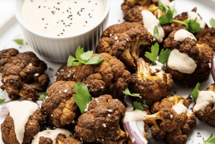 Vegan Smoky BBQ Cauliflower Wings